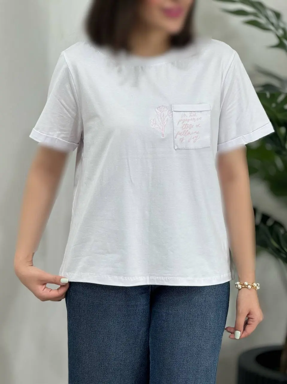تیشرت گلدوزی زنانه نلین
